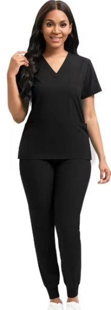 Medical Scrub Set- Black