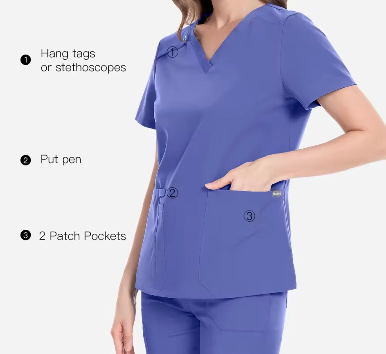Medical Scrub Set- Red