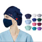 Nursing scrub caps