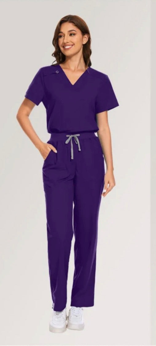 Medical Scrub Set- Purple